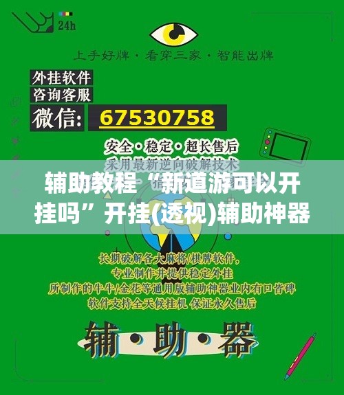 辅助教程“新道游可以开挂吗”开挂(透视)辅助神器