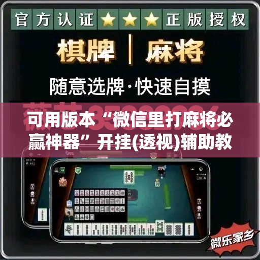 可用版本“微信里打麻将必赢神器”开挂(透视)辅助教程