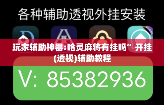 玩家辅助神器:哈灵麻将有挂吗”开挂(透视)辅助教程