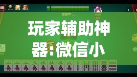 玩家辅助神器:微信小程序微乐麻将免费开挂	”开挂(透视)辅助教程