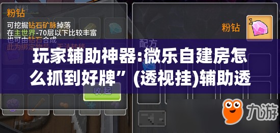 玩家辅助神器:微乐自建房怎么抓到好牌”(透视挂)辅助透视教程