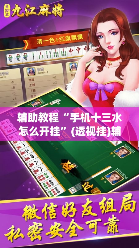 辅助教程“手机十三水怎么开挂”(透视挂)辅助透视教程