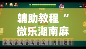 辅助教程“微乐湖南麻将小程序必赢神器免费”其实确实有挂