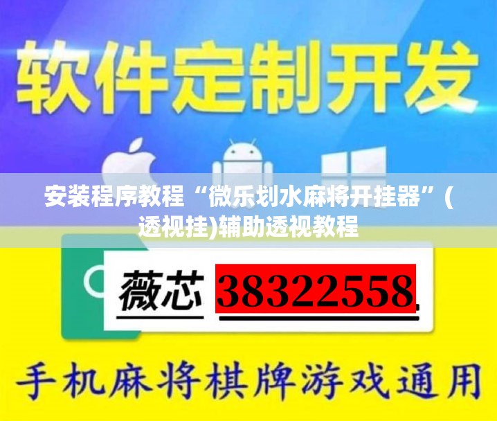 安装程序教程“微乐划水麻将开挂器”(透视挂)辅助透视教程