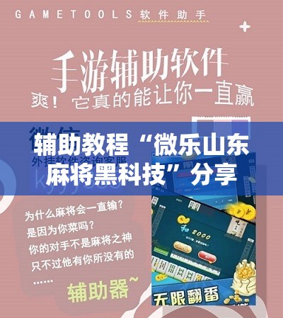 辅助教程“微乐山东麻将黑科技”分享装挂详细步骤