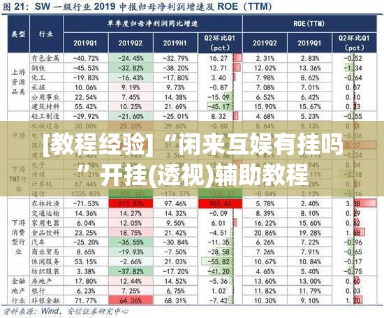 [教程经验]“闲来互娱有挂吗	”开挂(透视)辅助教程