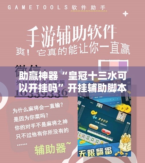 助赢神器“皇冠十三水可以开挂吗”开挂辅助脚本+详细开挂安装教程