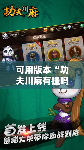 可用版本“功夫川麻有挂吗”其实确实有挂