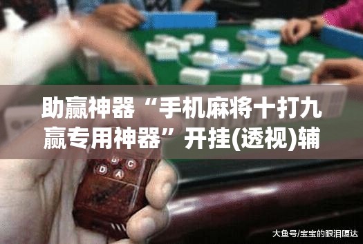 助赢神器“手机麻将十打九赢专用神器”开挂(透视)辅助教程