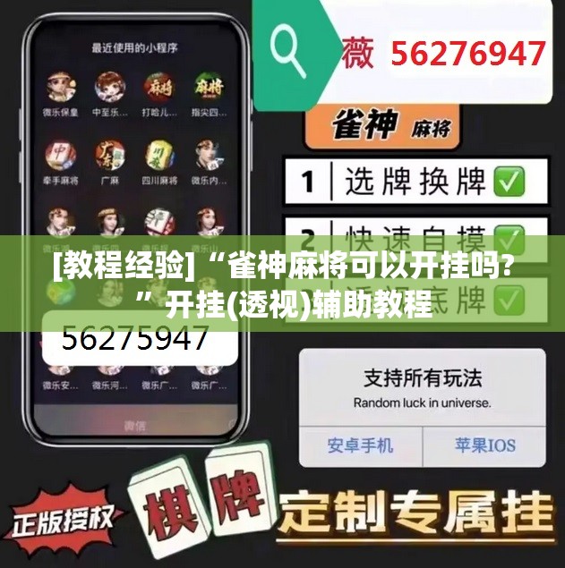 [教程经验]“雀神麻将可以开挂吗?	”开挂(透视)辅助教程
