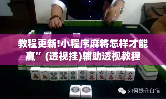 教程更新!小程序麻将怎样才能赢”(透视挂)辅助透视教程