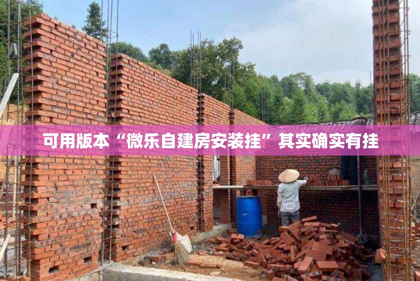 可用版本“微乐自建房安装挂	”其实确实有挂
