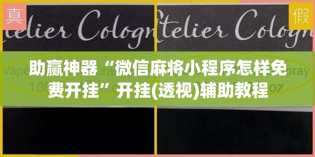 助赢神器“微信麻将小程序怎样免费开挂”开挂(透视)辅助教程