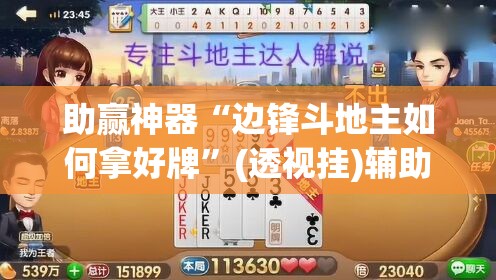 助赢神器“边锋斗地主如何拿好牌”(透视挂)辅助透视教程