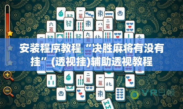 安装程序教程“决胜麻将有没有挂”(透视挂)辅助透视教程