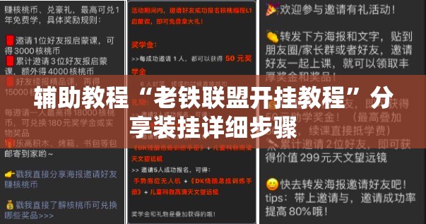 辅助教程“老铁联盟开挂教程”分享装挂详细步骤
