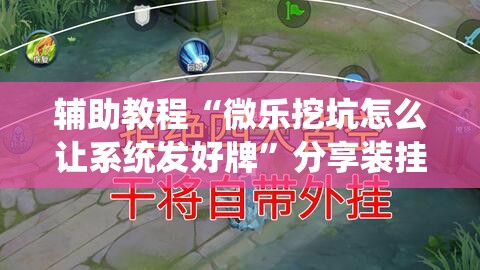 辅助教程“微乐挖坑怎么让系统发好牌”分享装挂详细步骤