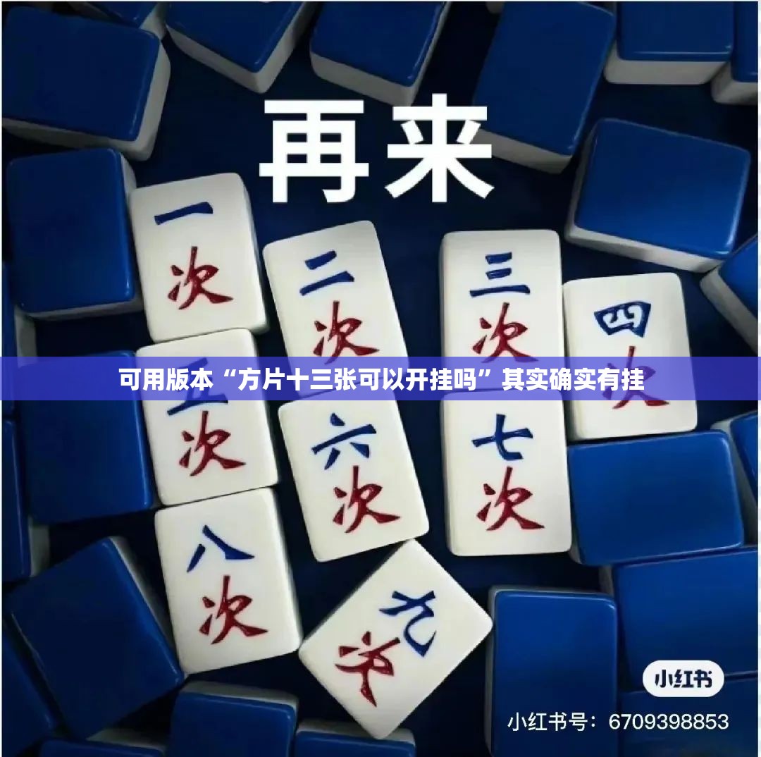 可用版本“方片十三张可以开挂吗”其实确实有挂