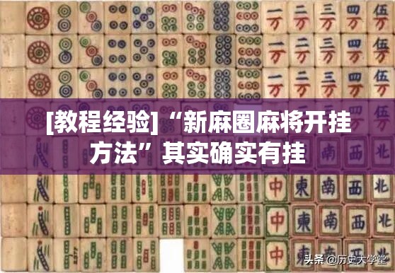 [教程经验]“新麻圈麻将开挂方法”其实确实有挂