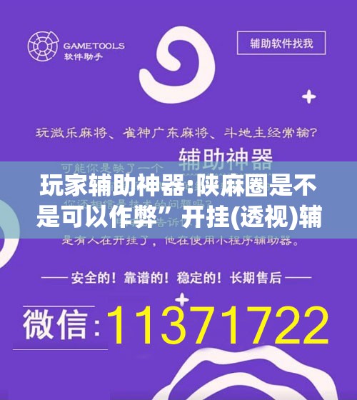 玩家辅助神器:陕麻圈是不是可以作弊”开挂(透视)辅助教程