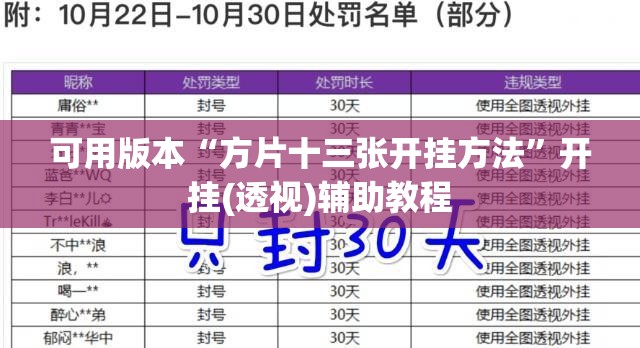 可用版本“方片十三张开挂方法	”开挂(透视)辅助教程
