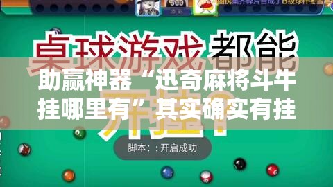 助赢神器“迅奇麻将斗牛挂哪里有”其实确实有挂