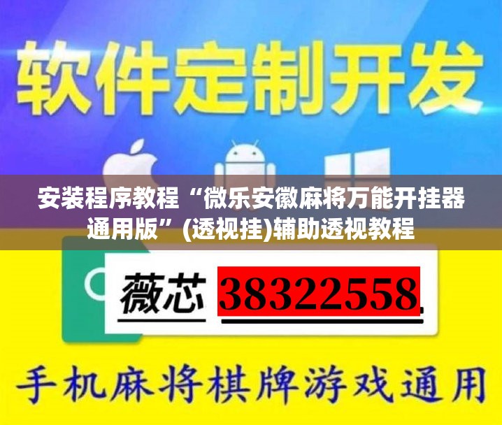安装程序教程“微乐安徽麻将万能开挂器通用版”(透视挂)辅助透视教程