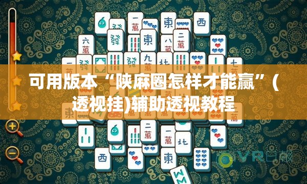 可用版本“陕麻圈怎样才能赢”(透视挂)辅助透视教程