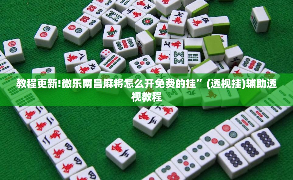 教程更新!微乐南昌麻将怎么开免费的挂”(透视挂)辅助透视教程