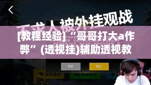 [教程经验]“哥哥打大a作弊”(透视挂)辅助透视教程