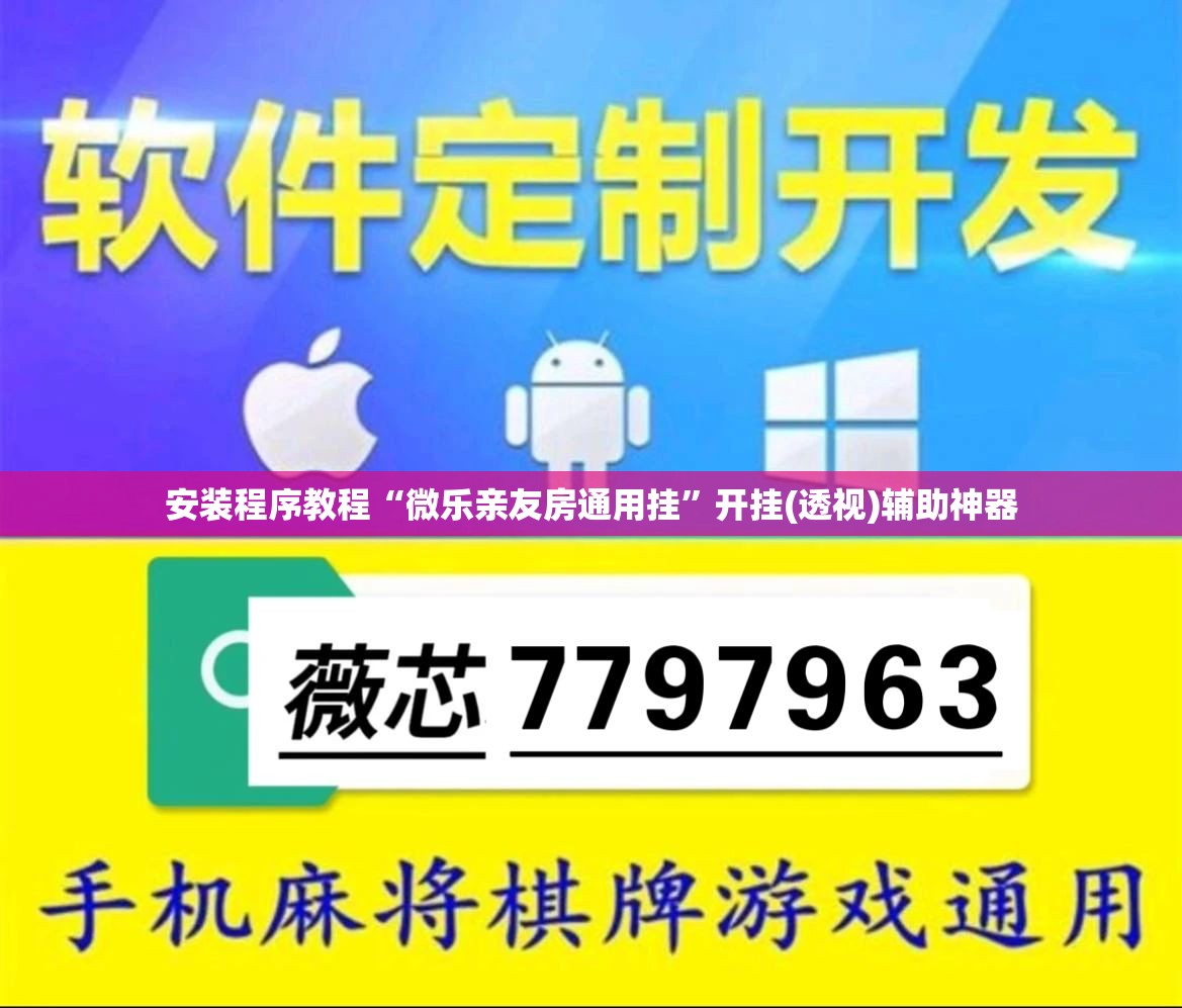 安装程序教程“微乐亲友房通用挂	”开挂(透视)辅助神器