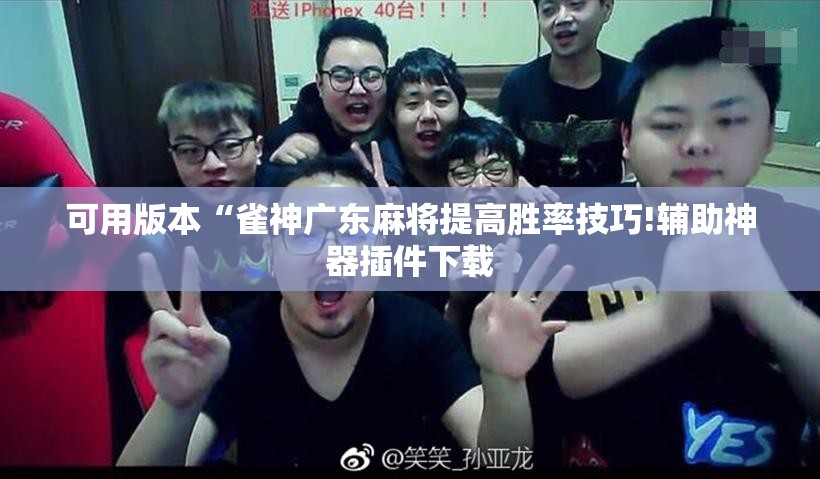 可用版本“雀神广东麻将提高胜率技巧!辅助神器插件下载