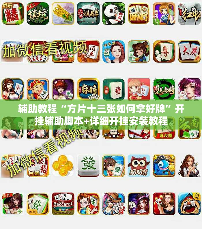 辅助教程“方片十三张如何拿好牌	”开挂辅助脚本+详细开挂安装教程