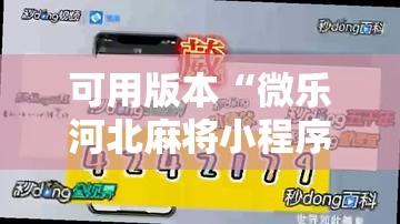 可用版本“微乐河北麻将小程序万能挂免费版	”其实确实有挂