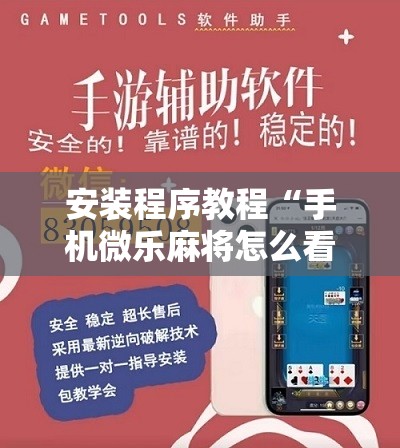安装程序教程“手机微乐麻将怎么看有挂”分享装挂详细步骤