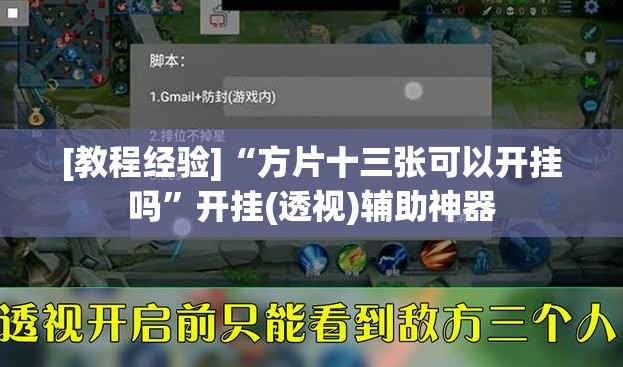 [教程经验]“方片十三张可以开挂吗”开挂(透视)辅助神器