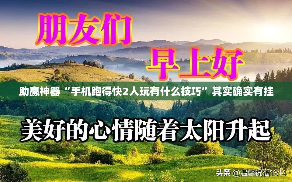助赢神器“手机跑得快2人玩有什么技巧”其实确实有挂