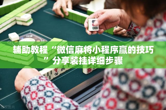辅助教程“微信麻将小程序赢的技巧”分享装挂详细步骤