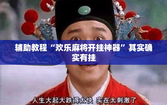 辅助教程“欢乐麻将开挂神器”其实确实有挂