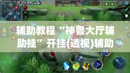 辅助教程“神兽大厅辅助挂	”开挂(透视)辅助神器