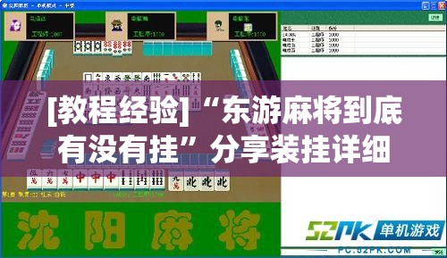 [教程经验]“东游麻将到底有没有挂”分享装挂详细步骤
