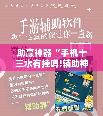 助赢神器“手机十三水有挂吗!辅助神器插件下载