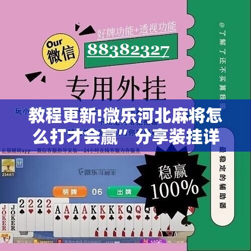 教程更新!微乐河北麻将怎么打才会赢”分享装挂详细步骤