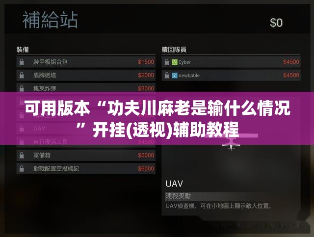 可用版本“功夫川麻老是输什么情况”开挂(透视)辅助教程