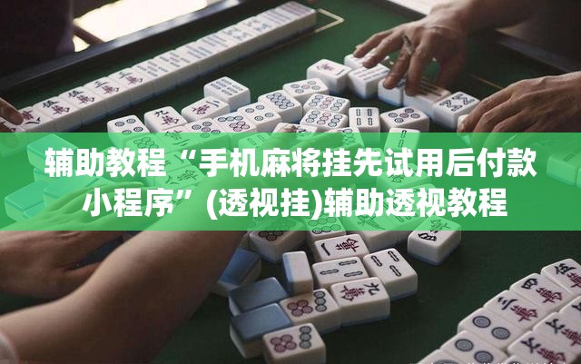 辅助教程“手机麻将挂先试用后付款 小程序	”(透视挂)辅助透视教程