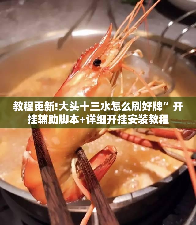 教程更新!大头十三水怎么刷好牌	”开挂辅助脚本+详细开挂安装教程