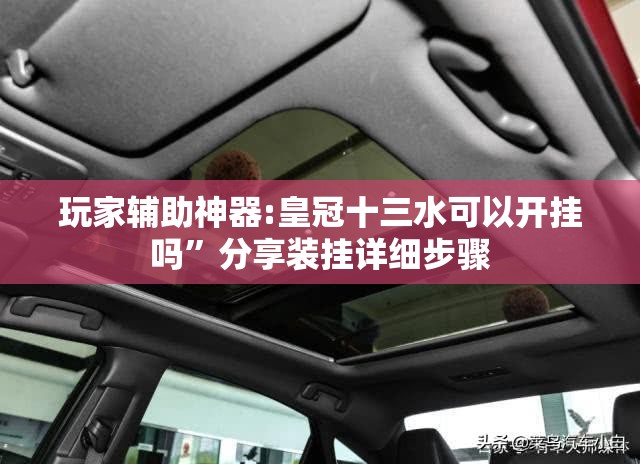 玩家辅助神器:皇冠十三水可以开挂吗	”分享装挂详细步骤