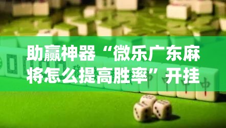 助赢神器“微乐广东麻将怎么提高胜率”开挂(透视)辅助神器