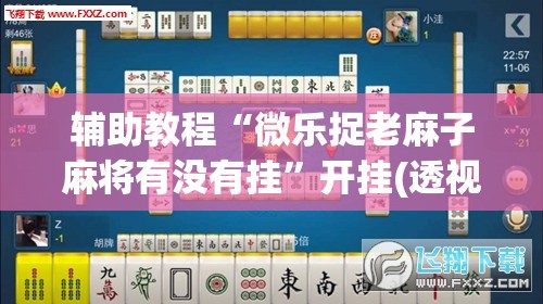 辅助教程“微乐捉老麻子麻将有没有挂	”开挂(透视)辅助神器