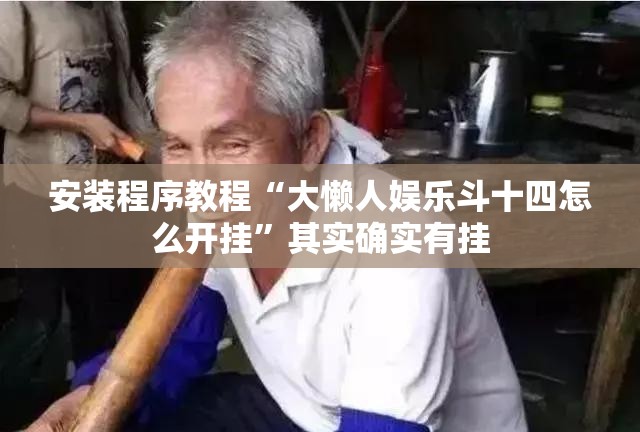 安装程序教程“大懒人娱乐斗十四怎么开挂”其实确实有挂
